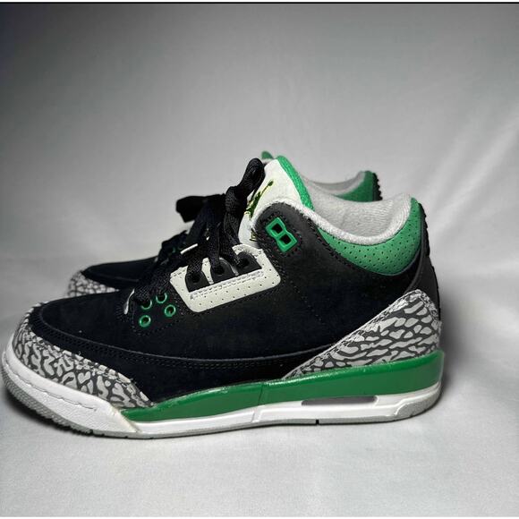 Size 4.5 - Nike Air Jordan 3 Retro GS Pine Green Men\'s Shoes Ships Now main image 9